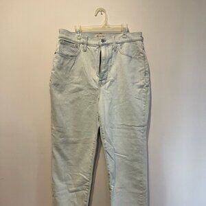 Madewell Light Wash Mom Jeans